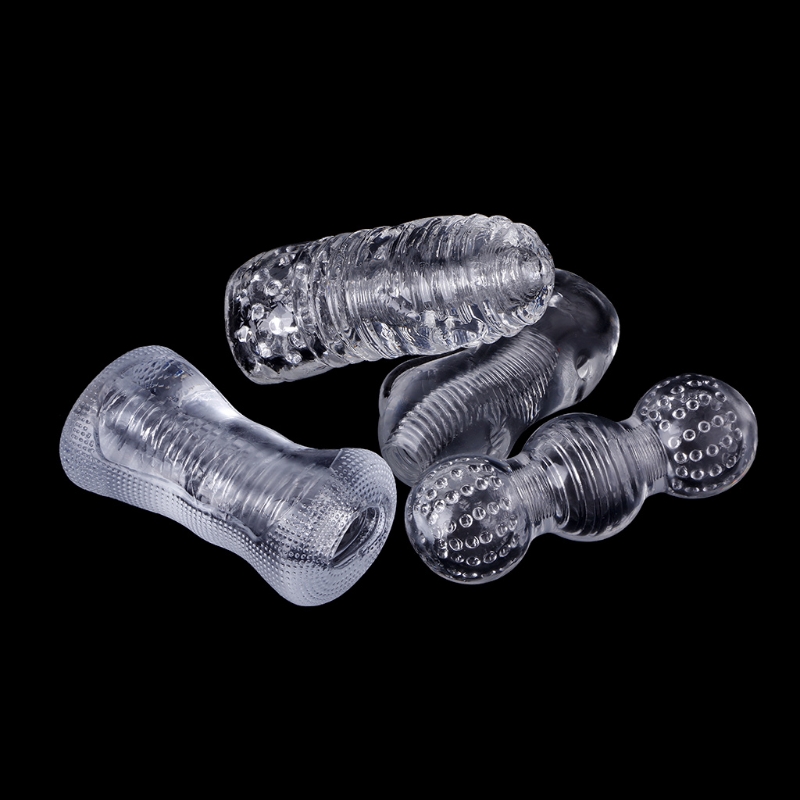 Quality Male Masturbator Sex Doll Clear Silicone 4 Styles Adult Erotic Training Toys - 8