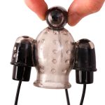 Multi Speed Penis Head Teaser Vibrating Sleeve Triple Vibrator Sex Toys For Men Masturbators - 3