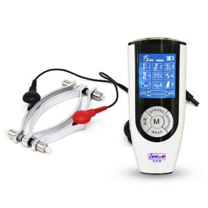 Sex Shop Electric Shock Labia Clip Clitoris Clamps Stimulator Bdsm Bondage Peeping Vagina Speculum Toys For Couples Flirting