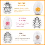 Masturbator Egg Sex Toys For 18 & Men Penis Vagina Realistic Pussy Adult Pocket Medical Silicone - 3