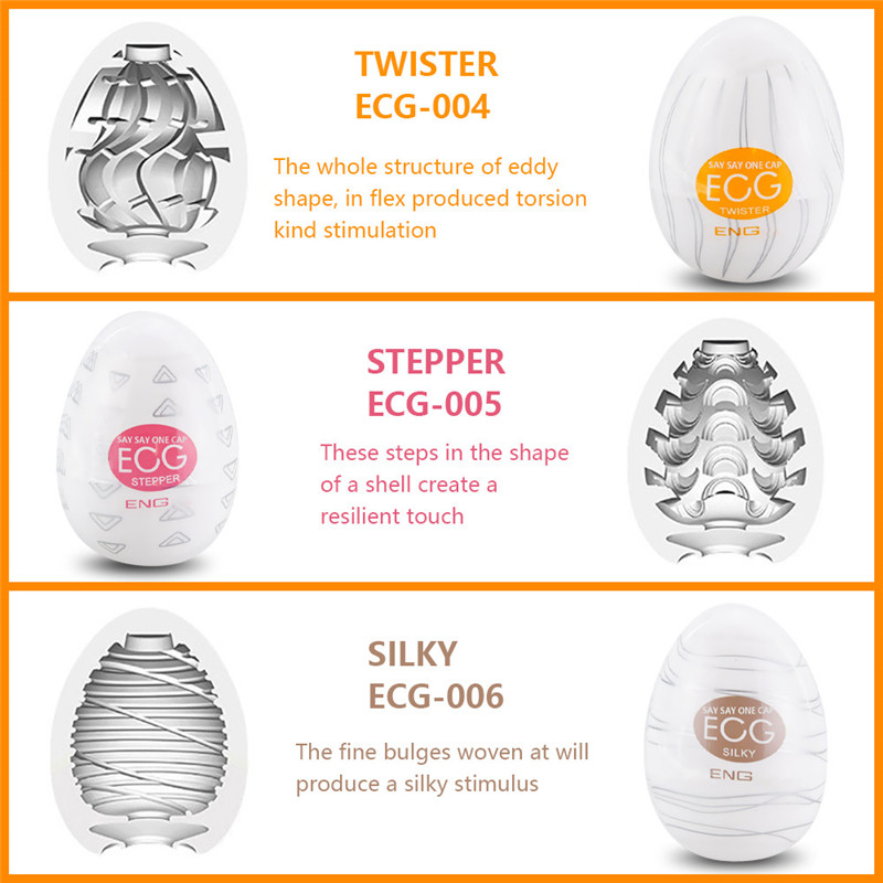 Medical Silicone Masturbator Egg For Men Realistic Vagina Texture Discrete Pocket Adult Pleasure Toy - 2