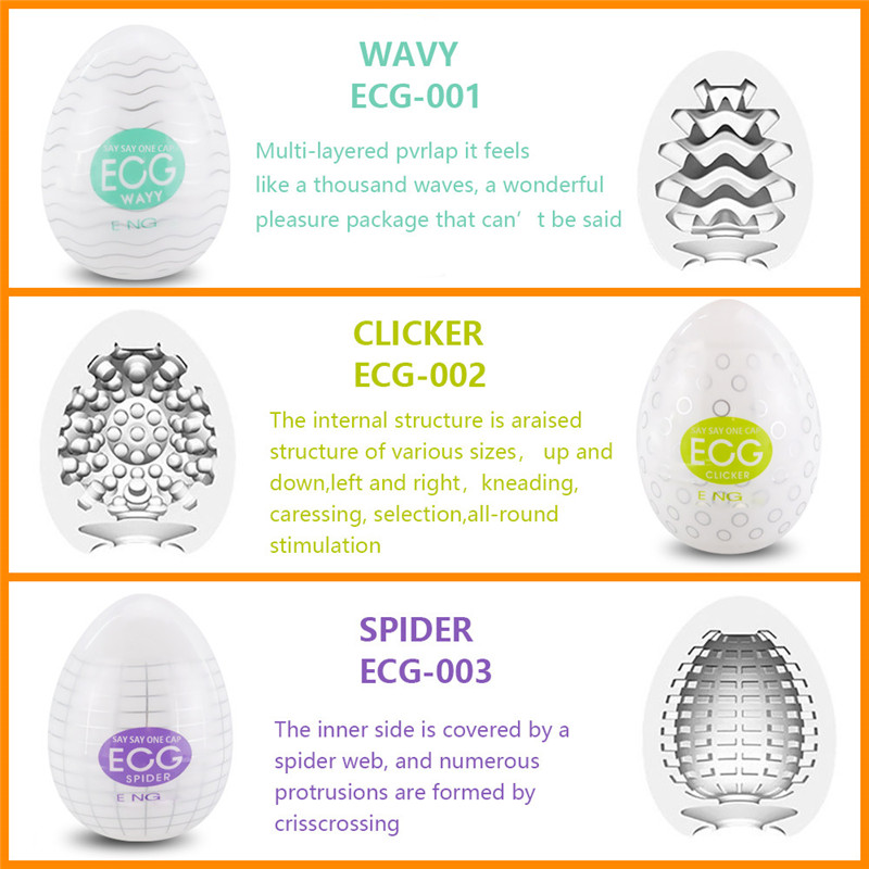 Medical Silicone Masturbator Egg For Men Realistic Vagina Texture Discrete Pocket Adult Pleasure Toy - 1