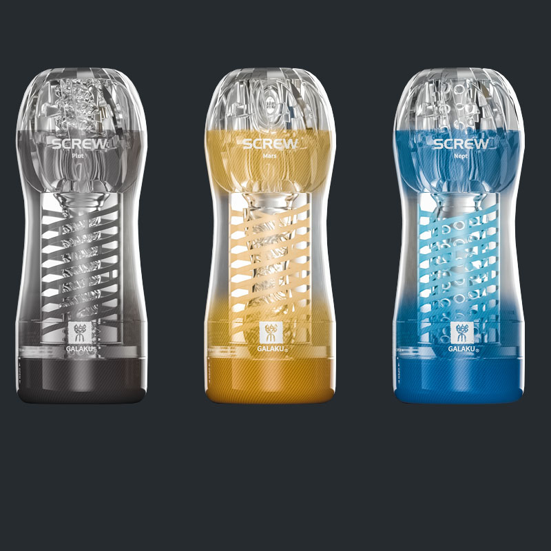 Male Masturbator Toy Spiral Suction Stimulation Realistic Feel Aircraft Cup Adult Sex Toy For Men - 9