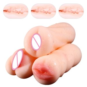 4d Realistic Deep Throat Male Masturbator Silicone Artificial Vagina Erotic Oral Sex Masculino Toy Toys For Men - 2