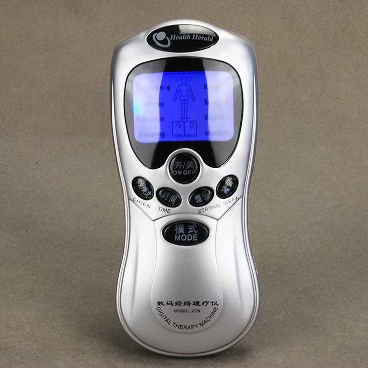 Unisex Electrotherapy Body Slimming Massager Kit With 8 Electrode Pads Nipplebreast Stimulation Electric Pulse Sex Toy - 4