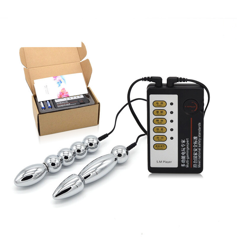 Electrostimulation Analvaginal Huge Butt Plug Exotic Sex Toy For Men And Women - 1