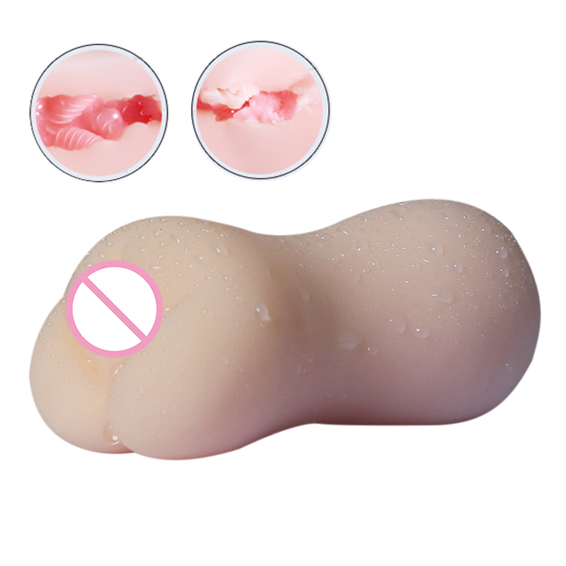 Silicone Male Masturbator Cup Realistic Vagina And Anus Sex Toys For Men Artificial Masturbador - 7