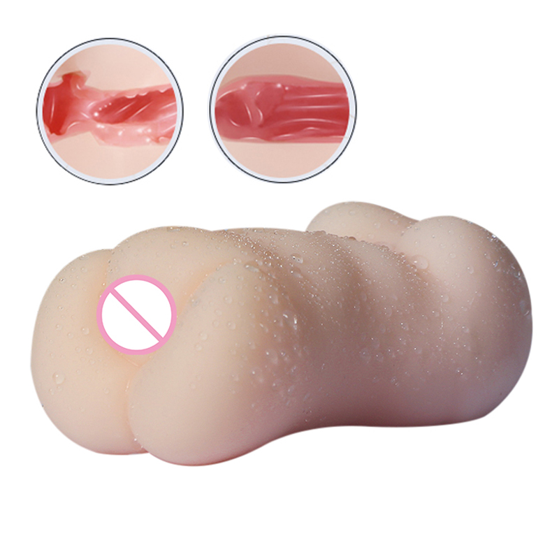Silicone Male Masturbator Cup Realistic Vagina And Anus Sex Toys For Men Artificial Masturbador - 5