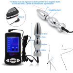 Electrical Stimulation G Spot Medical Sex Toys Electro Shock Vaginal Tight Huge Butt Plug Metal Anal Beads Prostate - 3