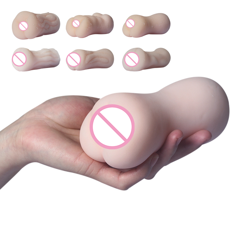 Silicone Male Masturbator Cup Realistic Vagina And Anus Sex Toys For Men Artificial Masturbador - 1