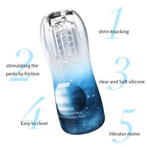 Clear Real Vagina Male Masturbator Cup Adult Endurance Exercise Pocket Pussy Soft Silicone Transparent Sex Toys For Man - 2
