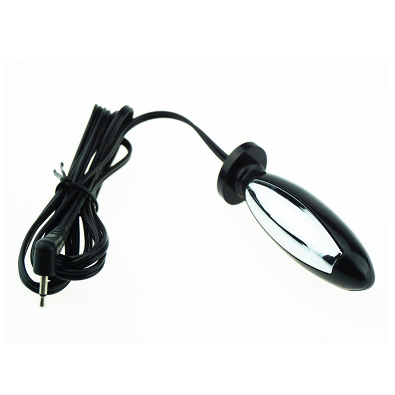Quality 120mm Triple Ball Anal Plug 76mm Small Massage Device Electric Shock Orgasm Enhancer Womens Medical Themed Intimate Toy I9184 - 4