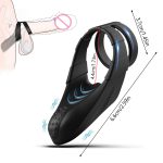 10 Modes Vibrators Male Cock Ring Automatic Machine Penis Delay Trainer Gay Sex Toys Men's Masturbator - 6