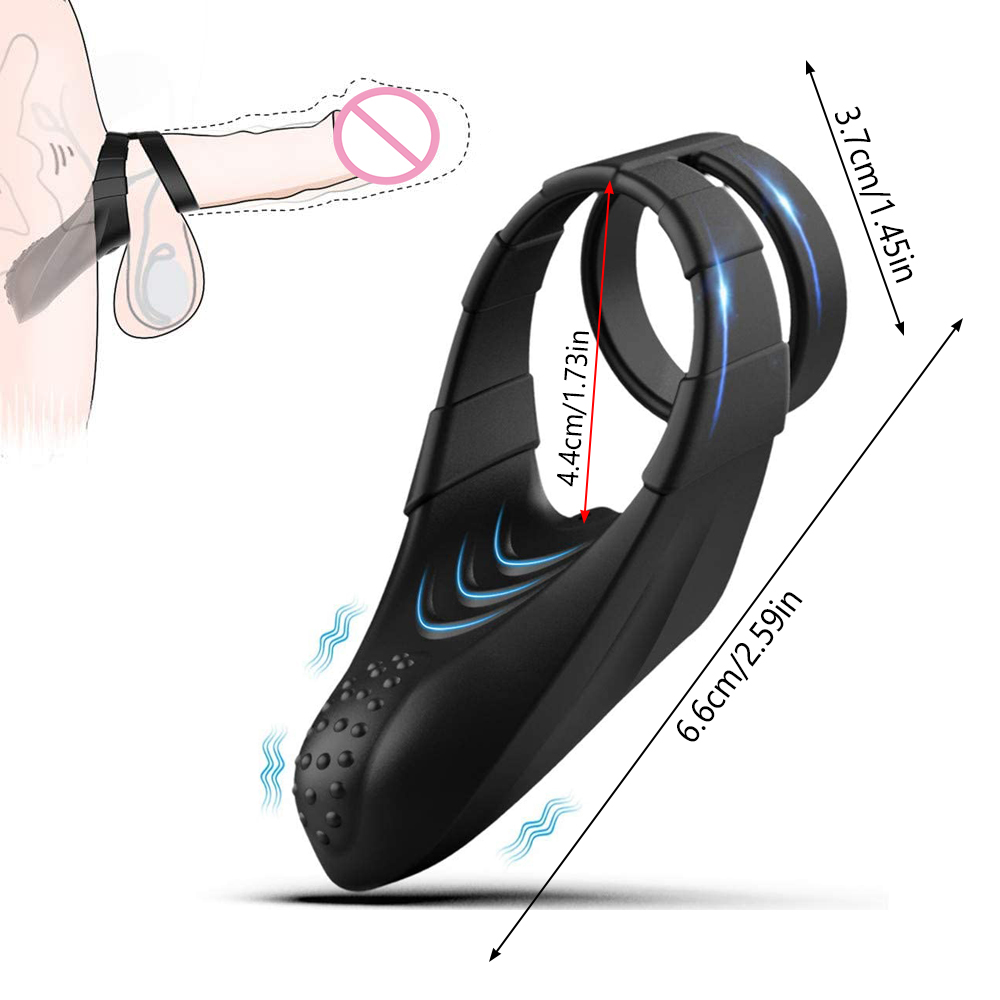 10mode Male Vibrating Cock Ring Automatic Training Device Penis Delay Enhancer Mens Masturbator Gay Sex Toy - 6