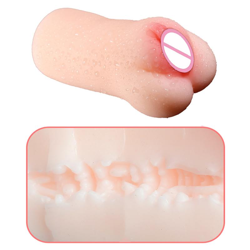 Mens Pleasure Enhancer Silicone Masturbation Cup With Vaginal Oral Anal Simulators Adult Sex Toy Vibrator - 6