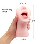 4d Realistic Male Deep Throat Sweet Soft Mouth Lips Masturbators Pussy Artificial Vagina Sex Toys For Men - 6