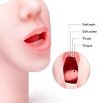 4d Realistic Male Deep Throat Sweet Soft Mouth Lips Masturbators Pussy Artificial Vagina Sex Toys For Men - 5