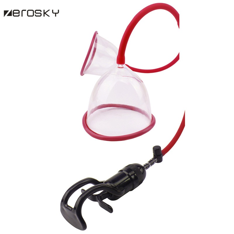 Zerosky Womens Natural Breast Enlargement Pump Dualcup Chest Massager Ladys Bcd Cup Enhancer Cupping Therapy Device - 3