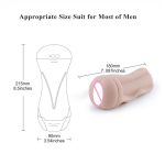 Hismith Pussy Vagina Cup With Kliclok System Connector For Premium Sex Machine 10 Patterns Vibration Mode Toys Men - 3