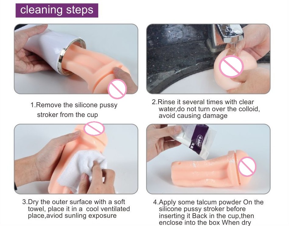 Hismith Kliclok System Pussy Vagina Cup 10 Vibration Modes Sex Machine Attachment For Men - 2