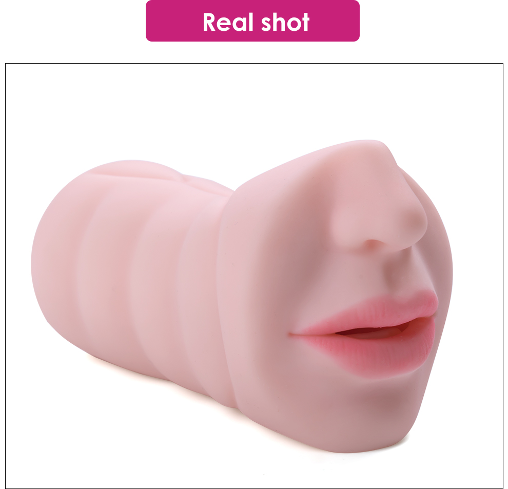 Zemalia Mens Dual Stimulation Silicone Masturbator Realistic Vagina And Oral Sex Vibrator Toy - 5