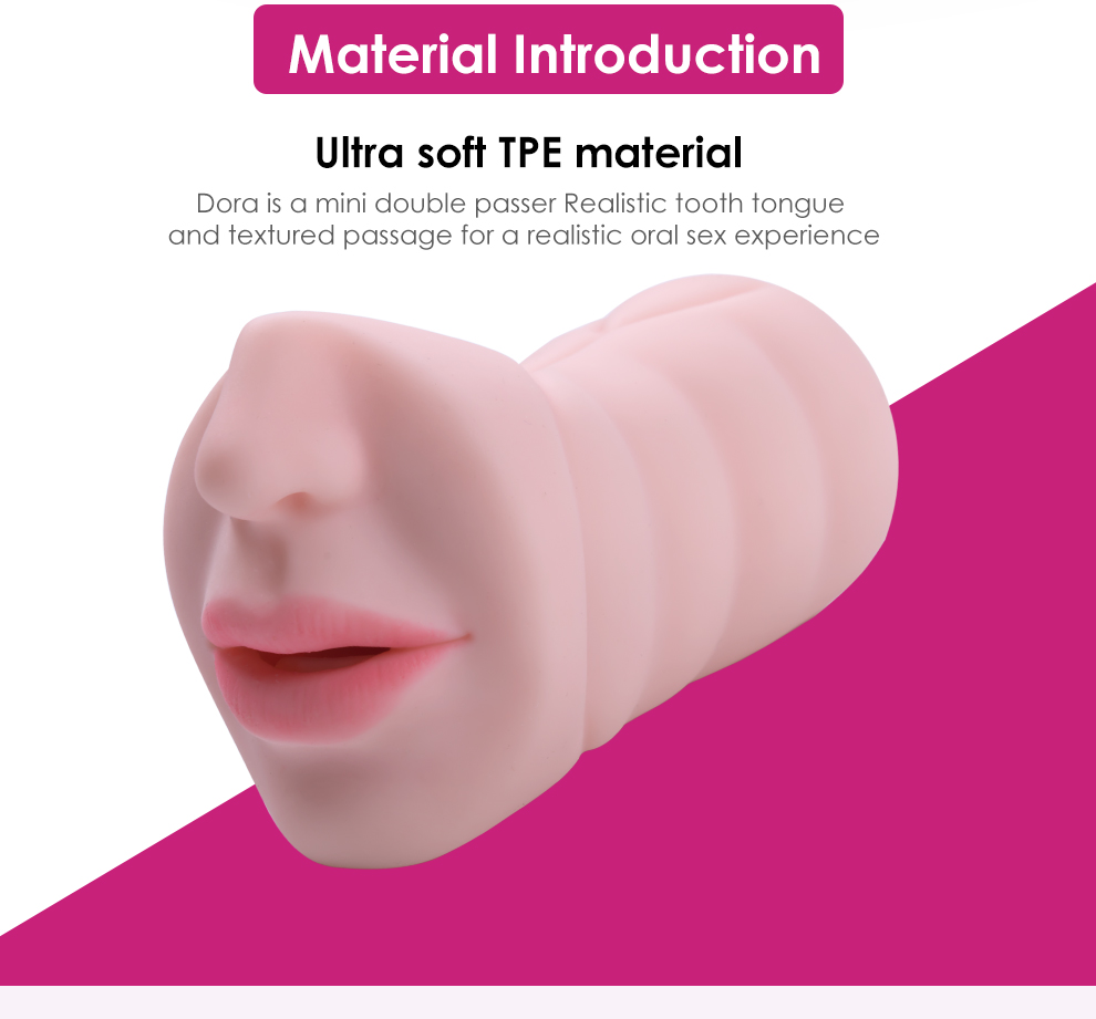 Zemalia Mens Dual Stimulation Silicone Masturbator Realistic Vagina And Oral Sex Vibrator Toy - 2