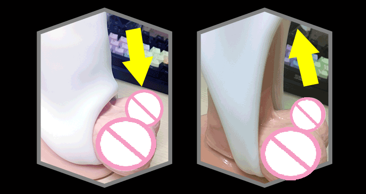 Silicone Male Masturbator Penis Sleeve Sex Toy Discreet Intimate Adult Pleasure Device - 3