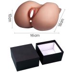 Sex Products Shop Huge Life-size 2 Hole Lifelike Men Adult Toy 3d Realistic Pussy Ass Silicone Vagina Anal Anus 1 5kg - 6