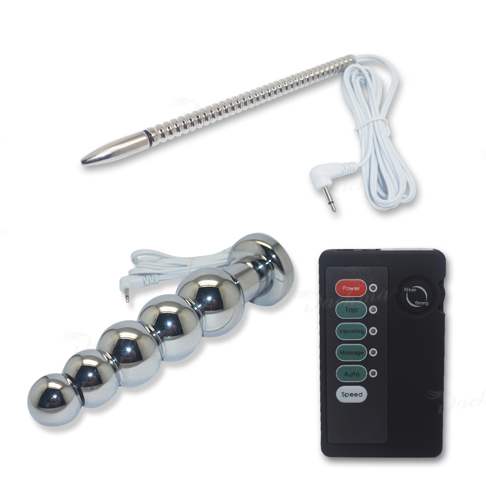 Medicalthemed Prostate Massage Adult Toy Electro Shock Urethral Sounding Catheters Anal Butt Plug For Men - 1