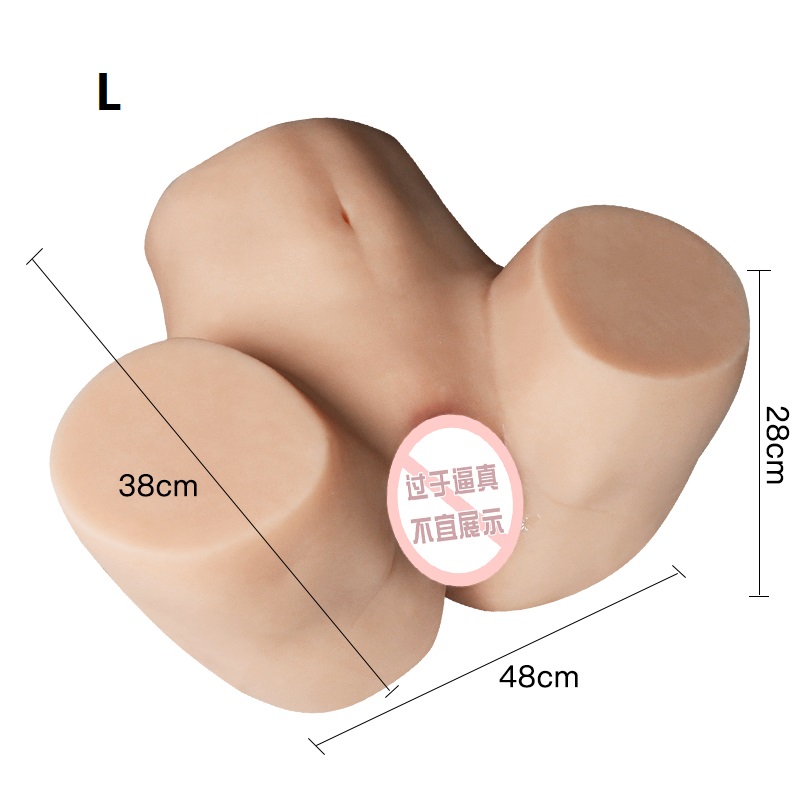 Ultrarealistic 15kg Silicone Dualentry Male Masturbator Lifelike Adult Pleasure Device Pocket Pussy Mens Sex Toy - 2