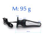 Wireless Remote Control Electric Shock Penis Ring Anal Masturbator Electro Cock Rings Butt Plug Sex Toys For Couples - 4
