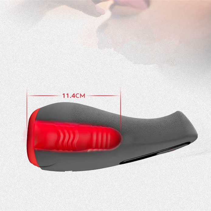 Automatic Mens Masturbator Cup With Intelligent Heating Deep Throat Oral Simulation Vibrator Adult Sex Toy - 2