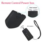 Electro Shock Wireless Remote Control Scrotum Bound Ring Ball Stretcher Chastity Cage Cock Rings Male Masturbation Sex Toys - 2