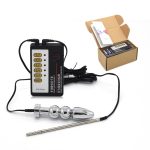 Quality Electric Shock Spindly Urethral Plug & Anal Medical Themed Toys Player Adult Game Sex Product For Men I9-1-76