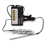 Quality Electric Shock Spindly Urethral Plug & Anal Medical Themed Toys Player Adult Game Sex Product For Men I9-1-76 - 2