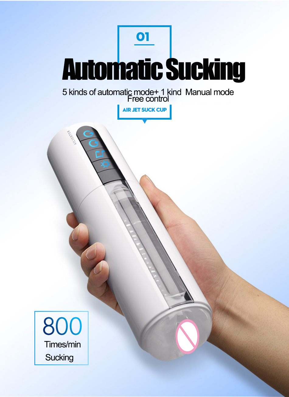 Advanced Interactive Voice Control Male Masturbator Heating Vibrating Function Realistic Artificial Vagina Pleasure Sex Machine - 2