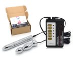 Female Electric Shock 100mm Anal Plug & 140mm Pussy Player Orgasm Toy Medical Themed Physical Therapy Product I9-100 - 5