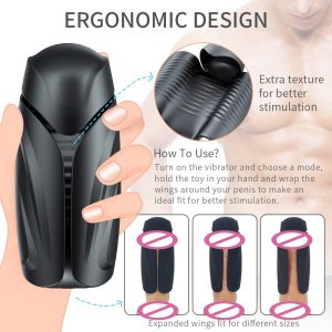 Male Masturbators Penis Training Vibrator Sexual Endurance Prolonging Sex Toys Masturbation Head Glans Trainer Massager - 2