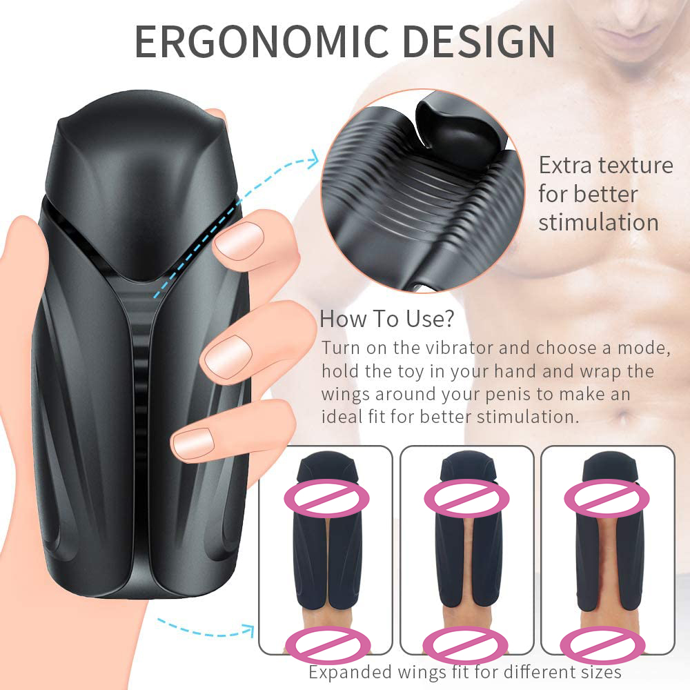 Mens Masturbation Trainer Endurance Enhancing Vibrator Sex Toy Penis Massager For Prolonged Performance - 2