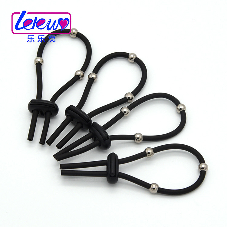 Male Electrostimulation Penis Ring Electric Shock Cock Massager Sensual Pleasure Masturbator Toy For Men - 4