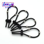 Electro Shock Penis Ring Massager Cock For Male Masturbator Electrical Stimulation Sex Toys Men - 2