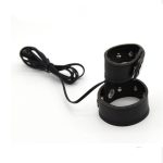 Male Penis Electric Shock Belts Pu Leather Electro Therapy Cock Cage And Ball Harness Strap Sex Toy Bdsm Cosplay Accessory - 2