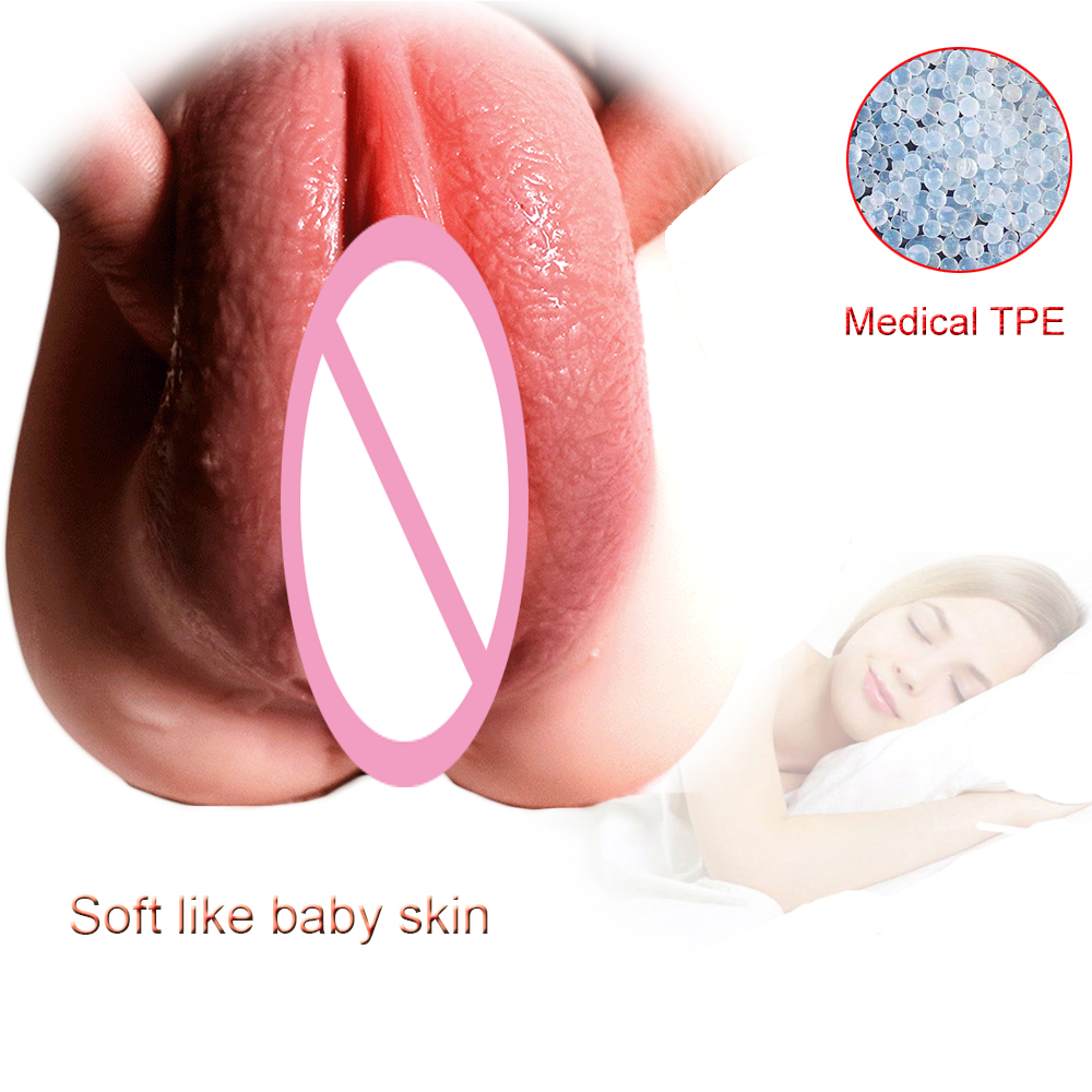 3d Lifelike Silicone Vagina Ultrarealistic Male Masturbator Toy Adult Intimacy Enhancer Portable Pocket Pussy For Men - 2
