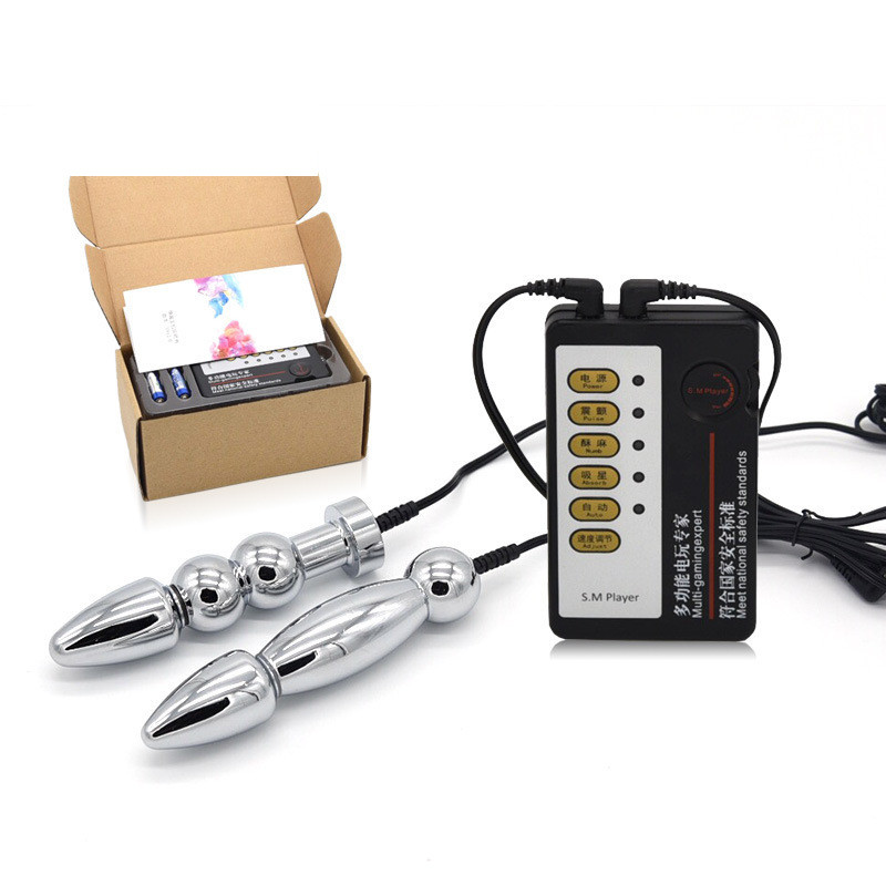 Electro Shock Stainless Steel Anal Plug Unisex Erotic Accessories Electric Therapy Sex Toys For Couples - 1