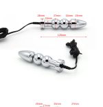 Exotic Accessories Electro Shock Machine Stainless Steel Anal Plug Sex Toys For Men Woman Electric Therapy Butt - 3
