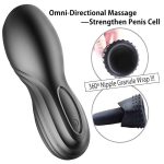 Male Masturbator Realistic Silicone 10 Modes Oral Sex Sucking Machine Toys For Men Penis Delay Trainer Adults Tools Shop - 6