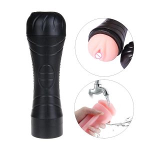 Vagina Real Pussy Aircraft Cup Male Masturbator Fleshlight Realistic Soft Blowjob Vaginal Adult Sex Toys For Men Masturbation - 2