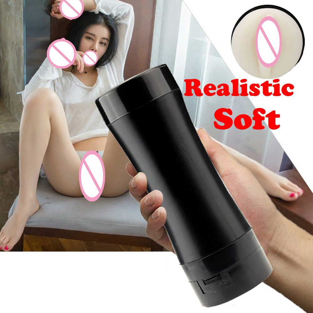 Ultrarealistic Male Masturbator Fleshlight Lifelike Vaginal Adult Sex Toy Mens Intimate Pleasure Aircraft Cup - 1