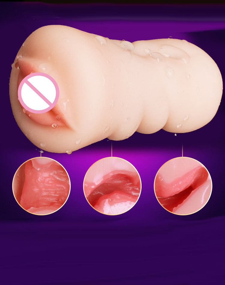 Male Masturbator Realfeel Silicone Pocket Pussy Lifelike Adult Sex Toy Discreet Mens Pleasure Aid - 8
