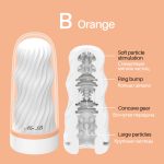 Male Masturbator Vagina Real Pussy Strong Suction Manual Simple Adult Endurance Exercise Vacuum Pocket Cup For Men Sex Toys - 6